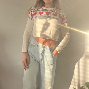 RARE brandy heart sweater